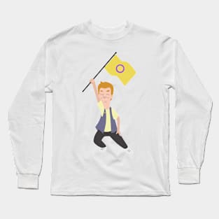 Jimmy Jr. x Intersex Flag Long Sleeve T-Shirt